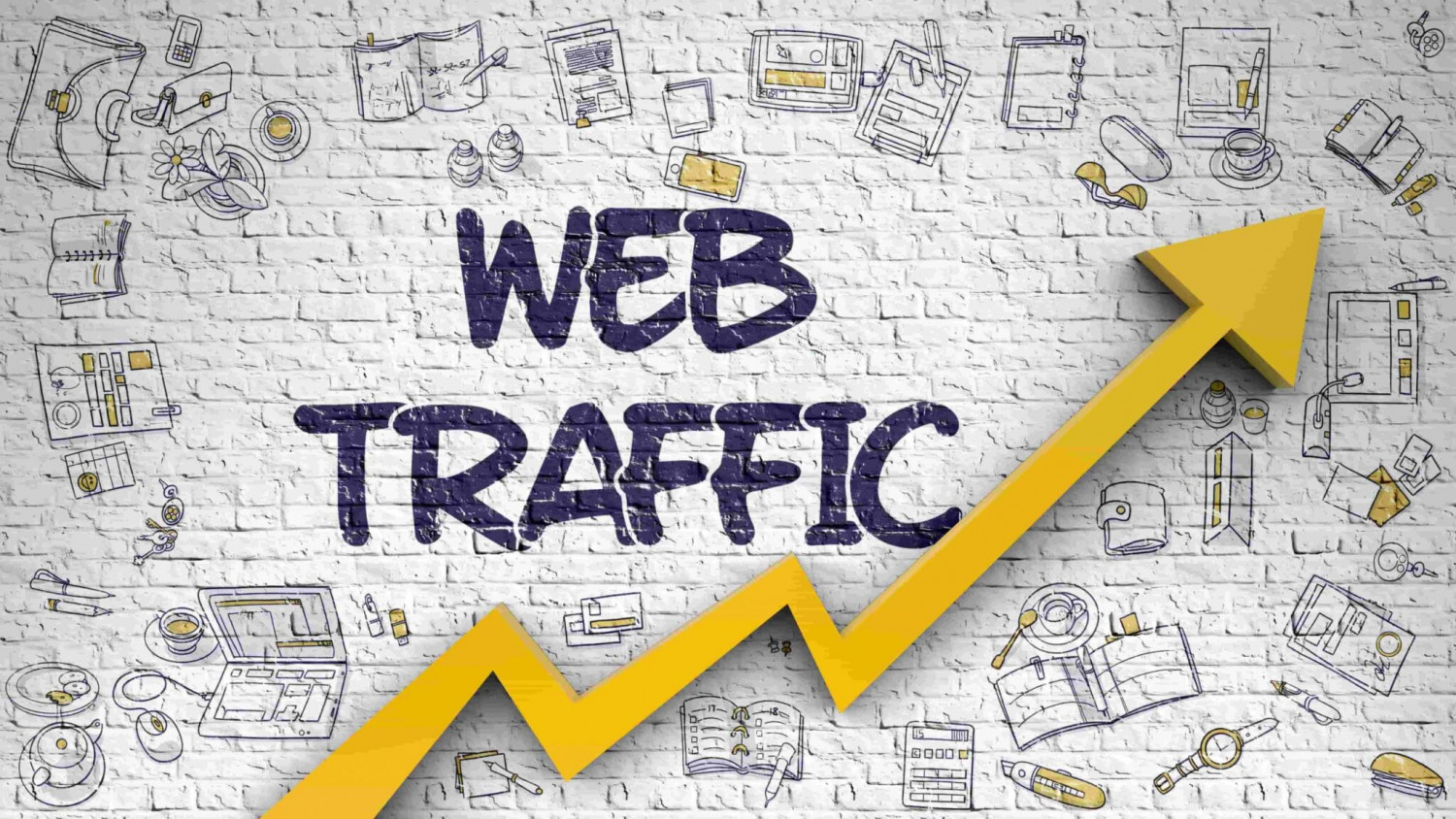 Web traffic scaled